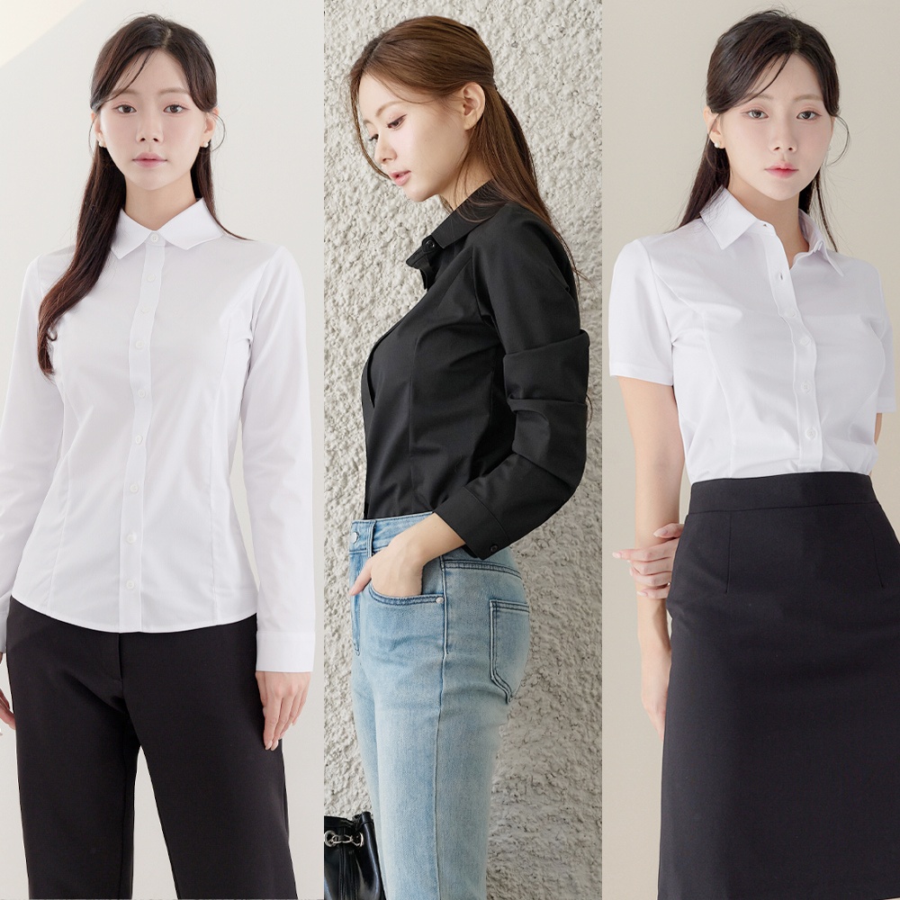 여성 셔츠 블라우스 면접 정장 와이셔츠 기본 남방 빅사이즈, 가성비 비교는 필수