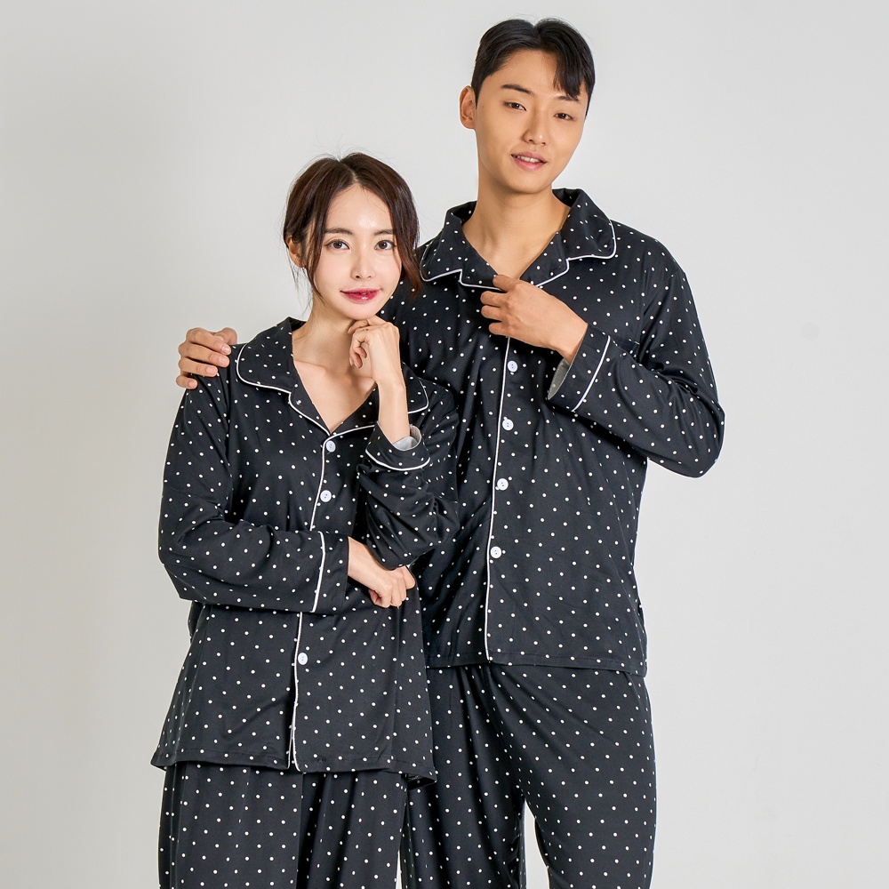 “피치기모 도트 잠옷 세트 긴팔 카라 파자마 홈웨어” 장단점 총정리, 실제 써보니